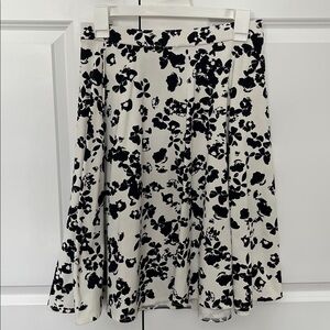 Cynthia Rowley A-Line Floral Skirt with Pockets